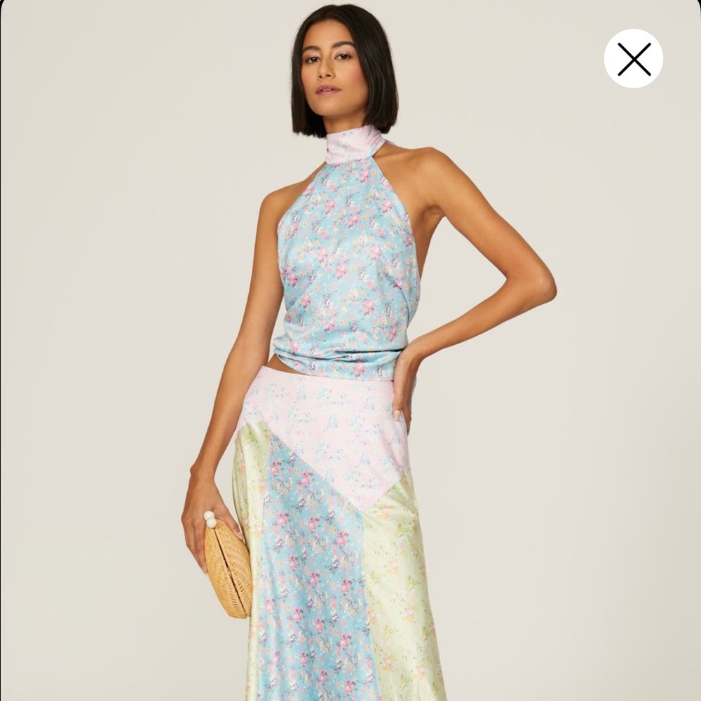 Love shack fancy Boca handkerchief top